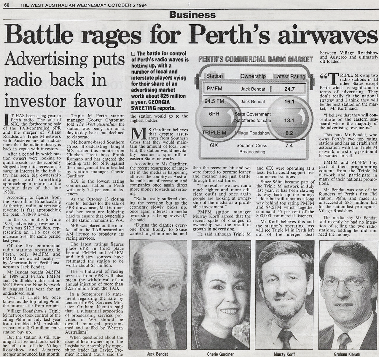 1993.10.05 - Article - Battle rages for Perths airwaves - The West Australian.png