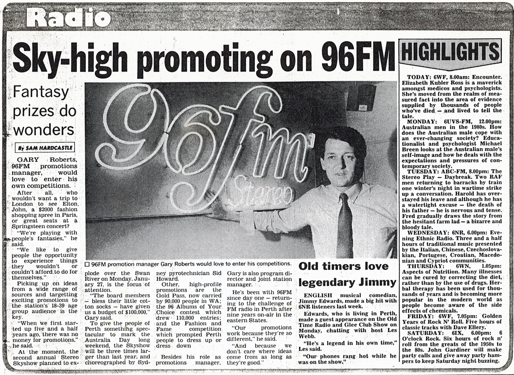 1986.01.xx - Article Sky-high promoting on 96FM- Gary Roberts.png