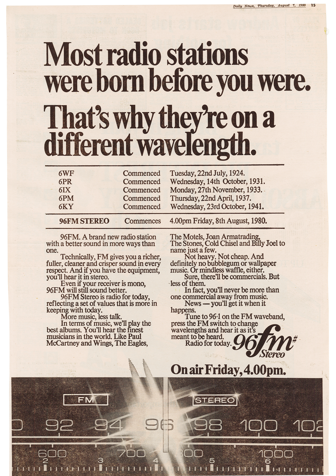 1980.08.07 - Article - Launch Ad - Daily News.png