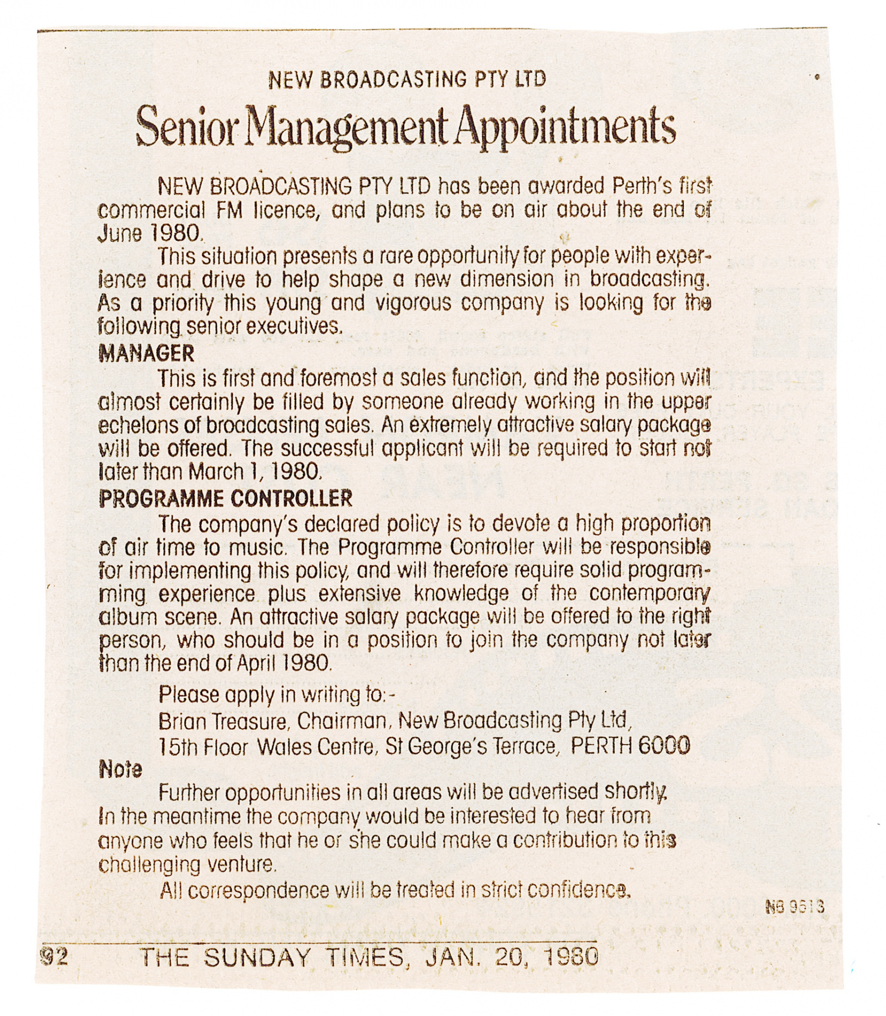 1980.01.20 - Advert - Senior Management Appointments - The Sunday Times.png